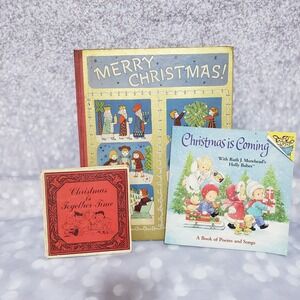 Christmas Lot 1943 Book MERRY CHRISTMAS Snoopy Together Time Holly Babes